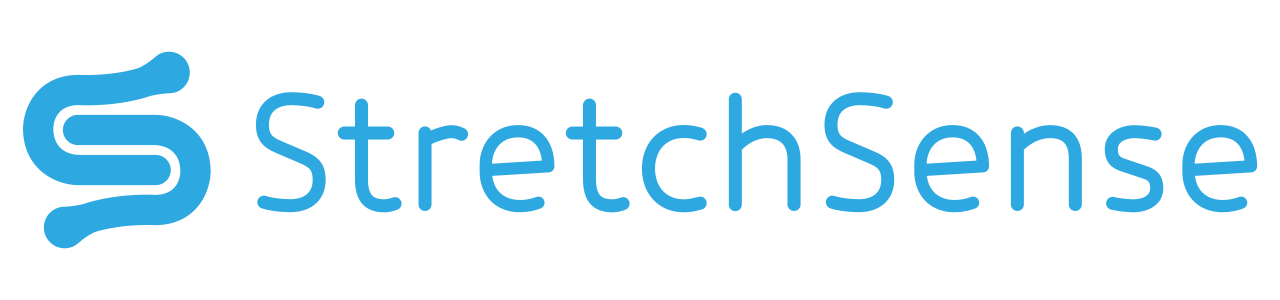 StretchSense Logo Horizontal Blue