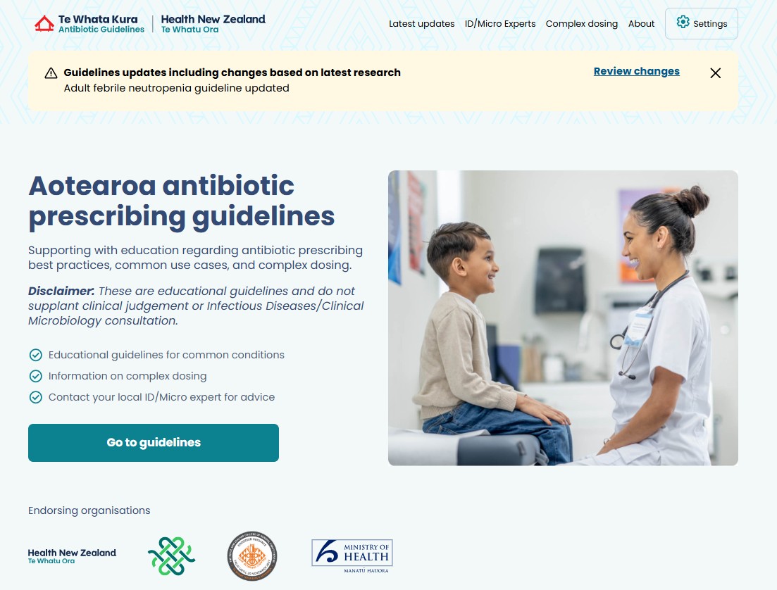 Te Whata Kura: A National Digital Guideline Transforming Antibiotic Prescribing in Aotearoa