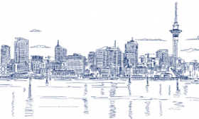Sketch of Auckland city